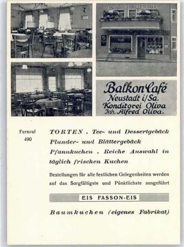 Neustadt Balkon Cafe , Konditorei Olivia