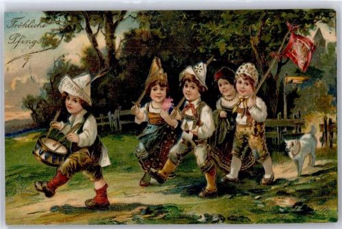 Kindermusikanten , Prägedruck