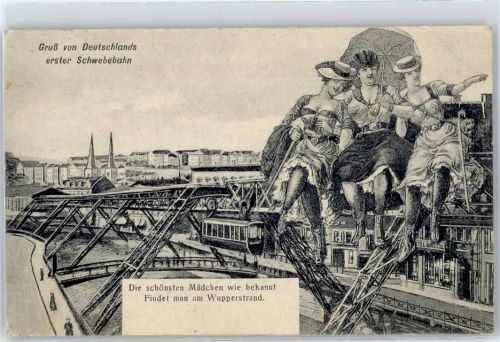 Deutschlands erste Schwebebahn