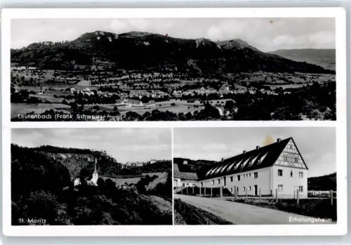 Leutenbach St. Moritz, Erholungsheim, Landpoststempel