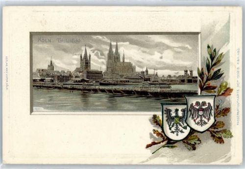 Köln Stadt Teilansicht, Dom