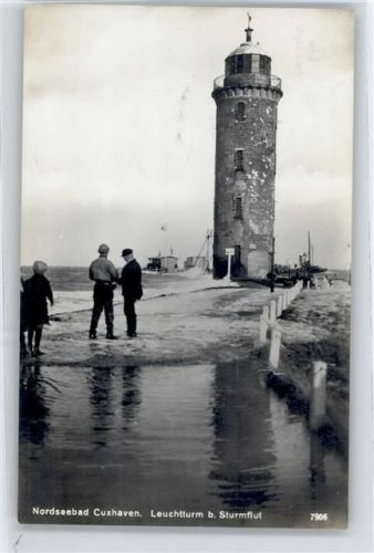 Cuxhaven Leuchtturm, Sturmflut