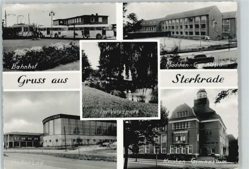 Sterkrade Bahnhof Hallenbad Mädchen-Gymnasium Knaben-Gymnasium