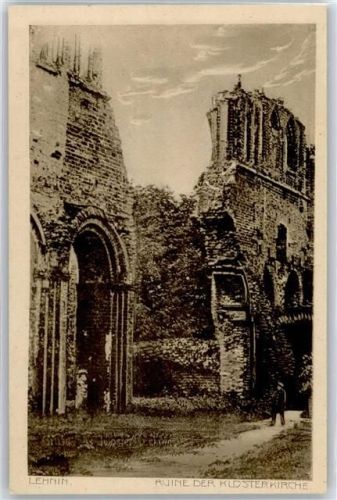 14797 O1804 Lehnin - Ruine der Klosterkirche