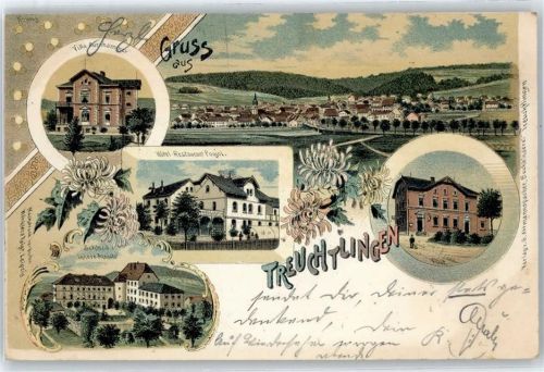 Treuchtlingen Villa Aurnhammer, Hotel Restaurant Poujol, Postamt, Schloß