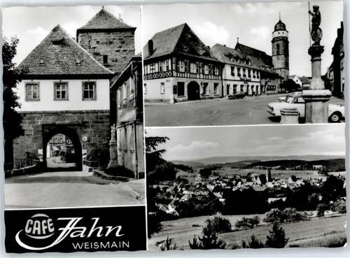 Weismain Cafe Jahn, Gesamtansicht, Marktplatz