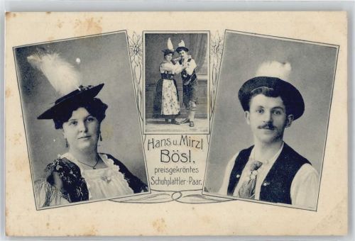 Schuhplattler , Hans und Mirzl