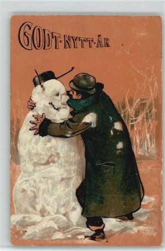 1903 Litho AK Neujahr