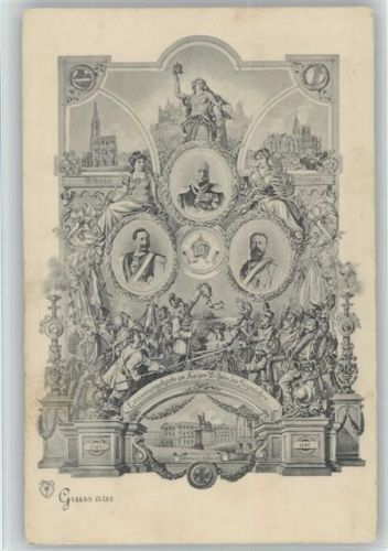 Erinnerung Kaiser Wilhelm im Siegesreich ca 1898 AK