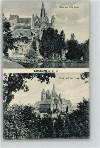 Limburg 1910 - 1920 Blick auf den Dom
