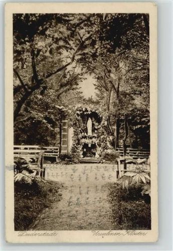 Duderstadt 1925 Ursulinen Kloster Lourdes