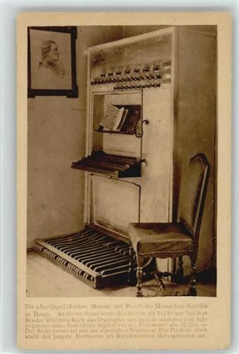 1925 - 1935 Alter Orgelkasten Minoriten Kirch in Bonn