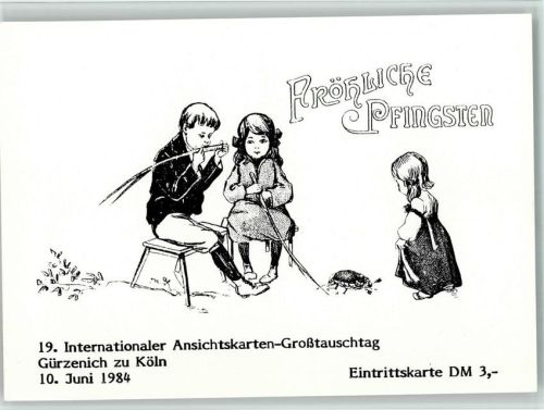 Ansichtskarten Tauschtag 10. Juni 1984 Gürzenich zu Köln