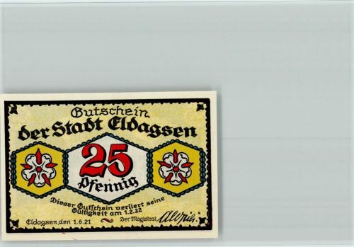 Eldagsen Notgeldschein
