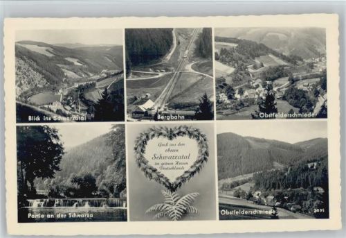 Schwarzburg Schwarzatal Bergbahn Schwarza Obstfelderschmiede