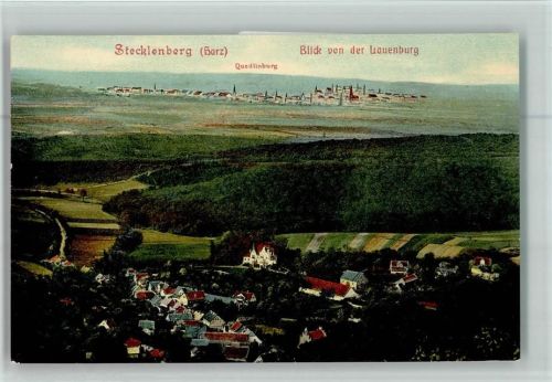 Stecklenberg Blick von der Lauenburg Quedlingburg
