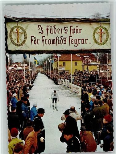 Dalarna, Vasoloppet - Ski Race ca 1955 AK
