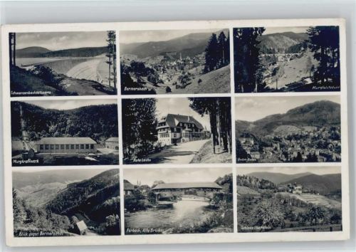 Bermersbach Schwarzenbachtalsperre Murgtalviadukt Murgkraftwerk Rote Lache Baden-Baden alte Brücke Schloß Eberstein