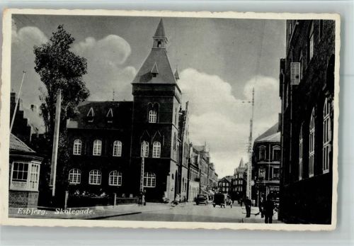 Esberg Skolegade Schulstraße Ortsansicht