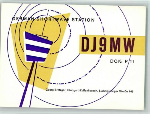 Stuttgart DJ9MW Georg Bretzger