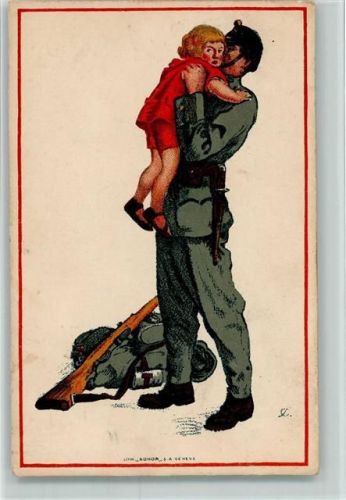 Schweizer Nationalspende für unsere Soldaten und Familien 1919 AK