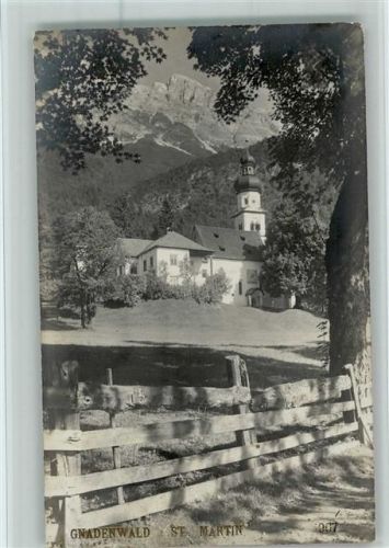 Gnadenwald 1907 St. Martin