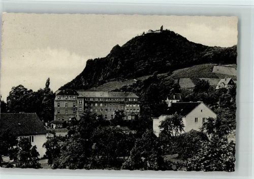 Rhöndorf Kath. Mütterheim mit Blick auf den Drachenfels
