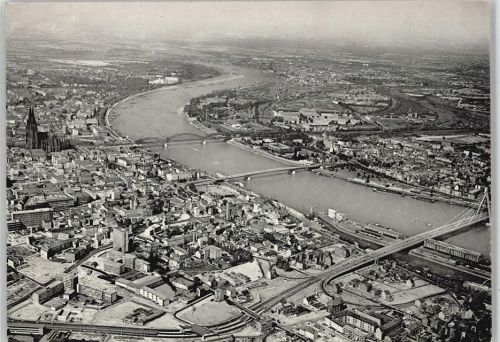 Köln Stadt Luftaufnahme