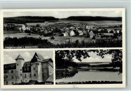 Mengerskirchen Ortsansicht Schloß Seeweiher