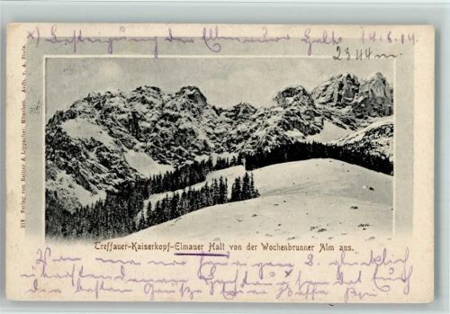 Ellmau Treffauer-Kaiserkop-Elmauer Halt Verlag Reiner&Lippacher