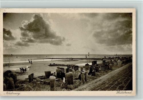 Norderney Weststrand Strandkörbe