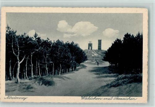 Norderney Wäldchen mit Seezeichen