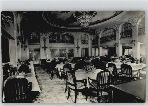 D. New York, Hamburg Amerika Linie, Luxus-Kabine, Speisesaal, Rauchsalon, Halle, Serie Dampfer New York