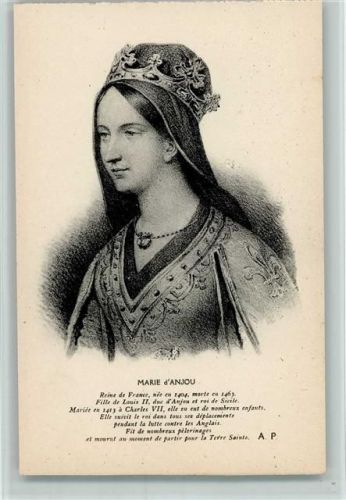 Marie d`Anjoum, Reine de France AK