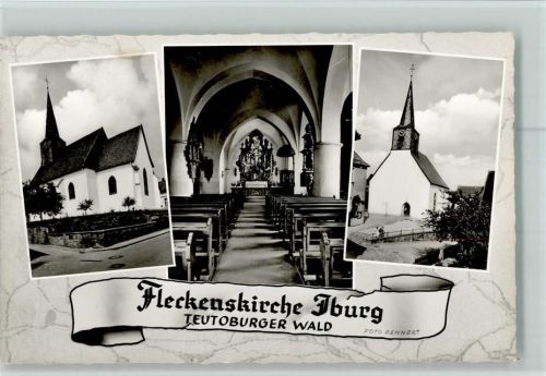 Bad Iburg Fleckenskirche Innenaufnahme Foto Rennert