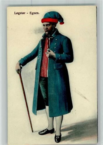 Logstor Mann in Tracht