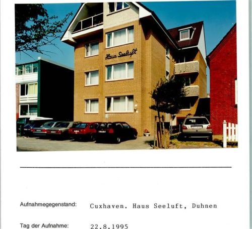 Duhnen Foto montiert auf Karton