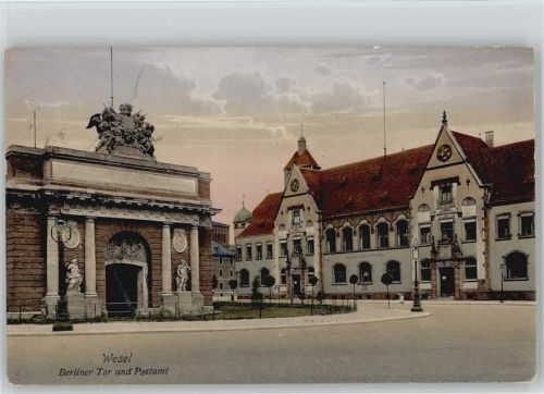 Wesel Berliner Tor Postamt Feldpost