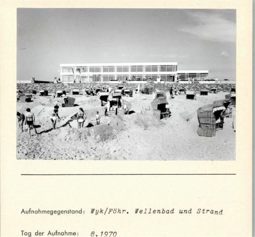 Wyk Foto montiert auf Karton
