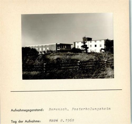 Berensch Posterholungsheim Foto montiert auf Karton