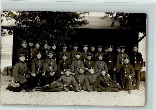 Ulm 1915 Soldaten Gruppenfoto