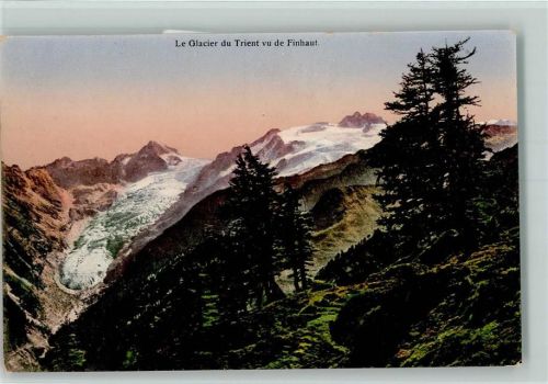 Trient 1919 Edition Burgy Nr. 553 - Le Glacier du Trient vu de Finhaut , sehr gute Erhaltung AK