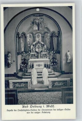 Bad Driburg Kapelle Dreifaltigkeitskloster Innenaufnahme Schwestern ewige Anbetung