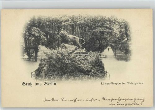 Berlin Mitte Löwen-Gruppe Thiergarten