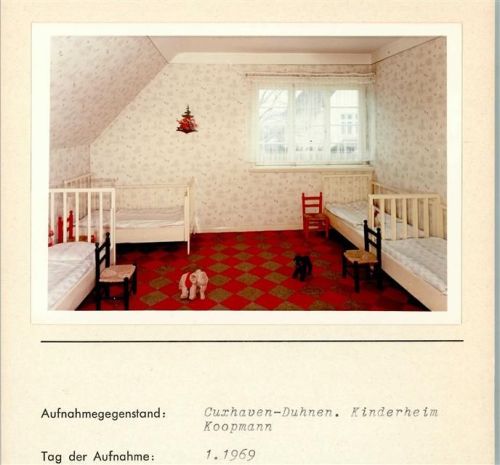 Duhnen Foto montiert auf Karton Steiff Elefant