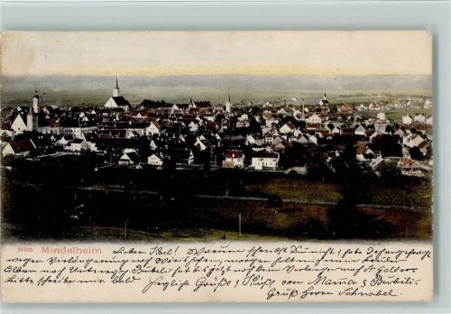Mindelheim 1908 Gesamtansicht