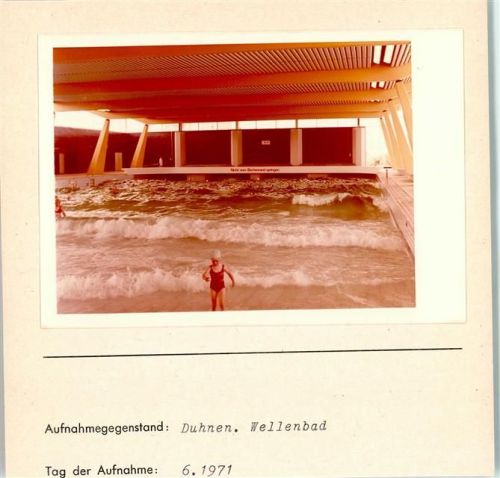 Duhnen Foto montiert auf Karton