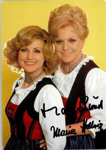 Maria Hellwig - Autogramm