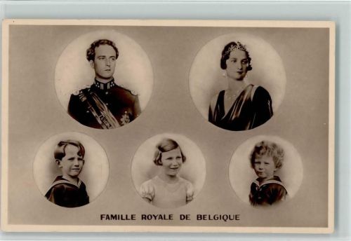 Famille Royale de Belgique , sehr gute Erhaltung AK