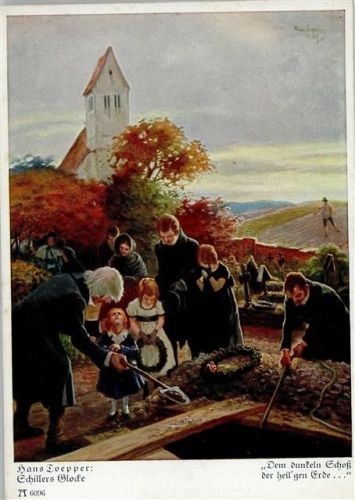 Schillers Glocke - sign Toepper AK